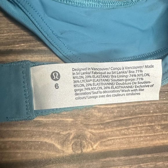 Lululemon All Day Breeze Bra NWT Size 6 (OCEA) - Picture 12 of 13